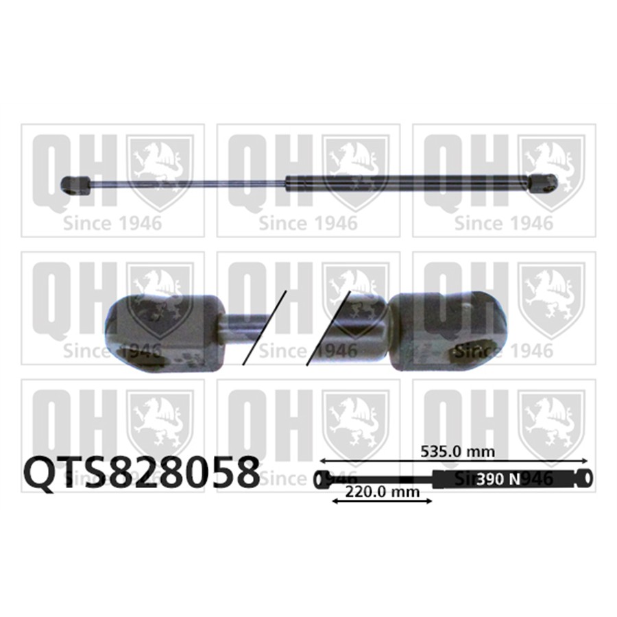 Vérin De Coffre Quinton Hazell Qts828058