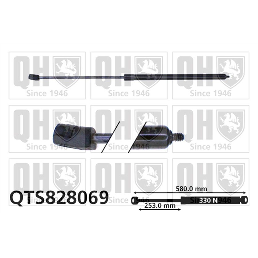 Vérin De Capot Quinton Hazell Qts828069