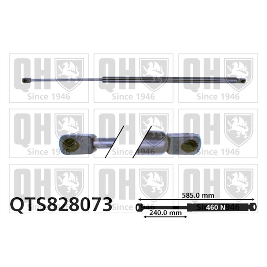 Vérin de coffre QUINTON HAZELL QTS828073 - Norauto