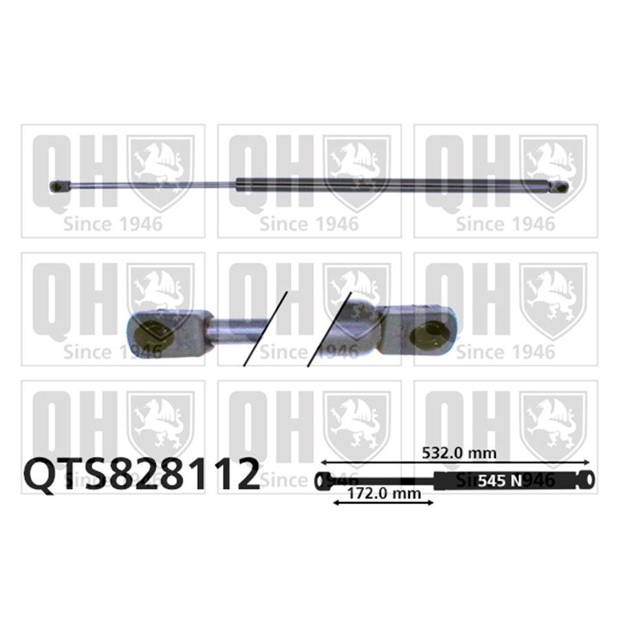 Vérin De Coffre Quinton Hazell Qts828112