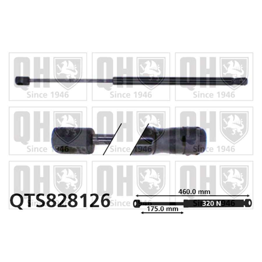 Vérin De Coffre Quinton Hazell Qts828126