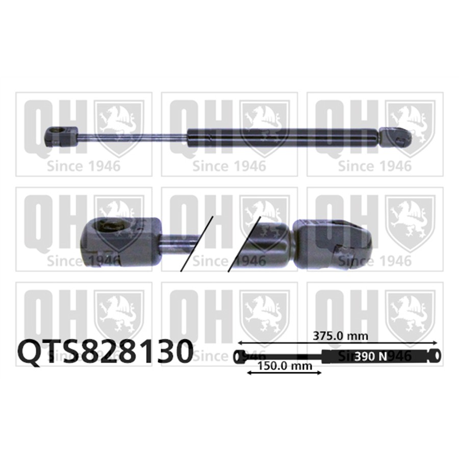 Vérin De Coffre Quinton Hazell Qts828130