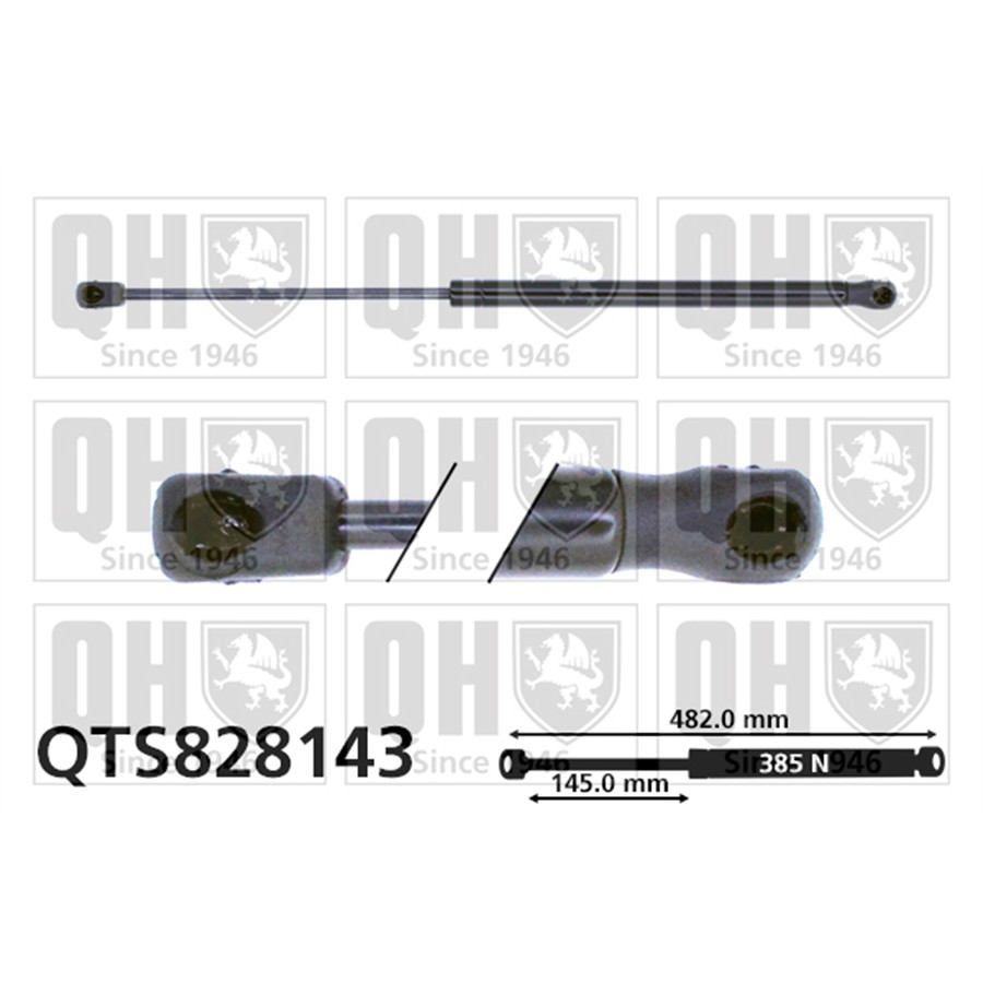 Vérin De Capot Quinton Hazell Qts828143