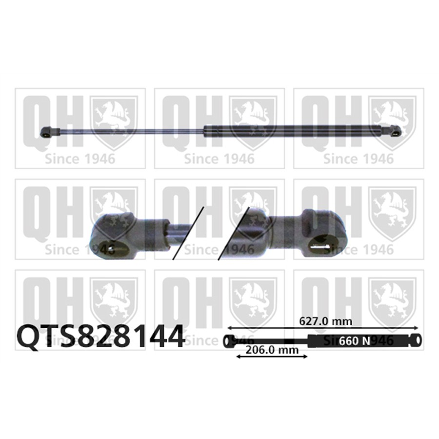 Vérin De Coffre Quinton Hazell Qts828144