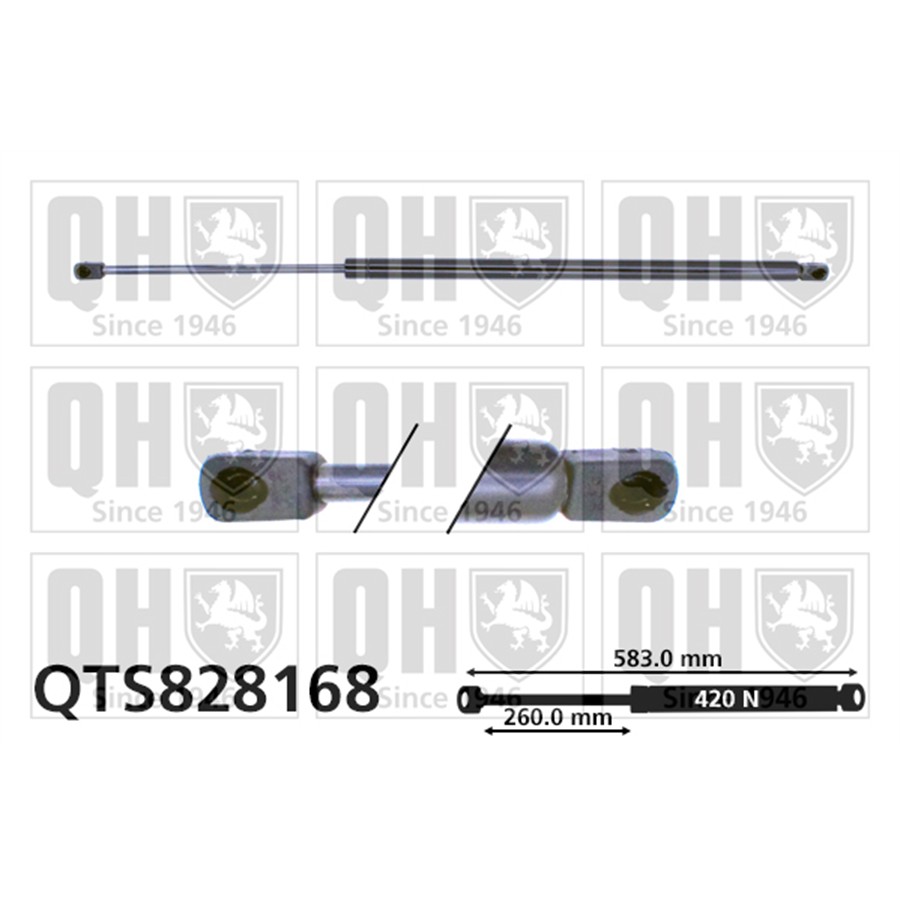 Vérin De Coffre Quinton Hazell Qts828168