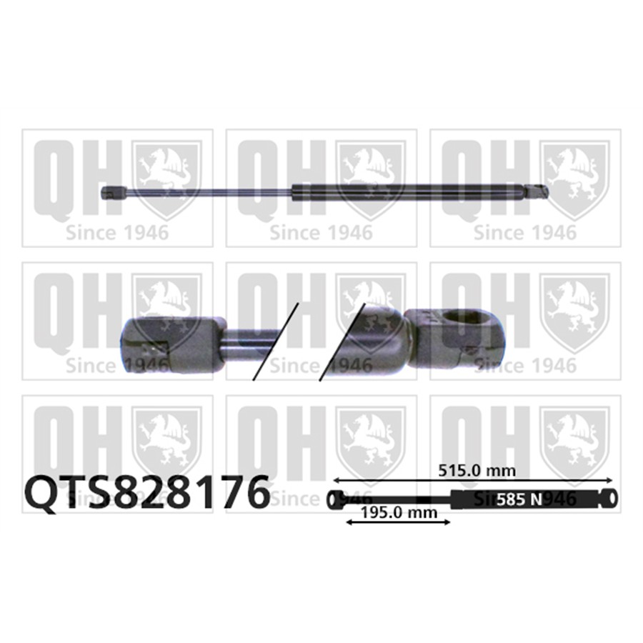 Vérin De Coffre Quinton Hazell Qts828176