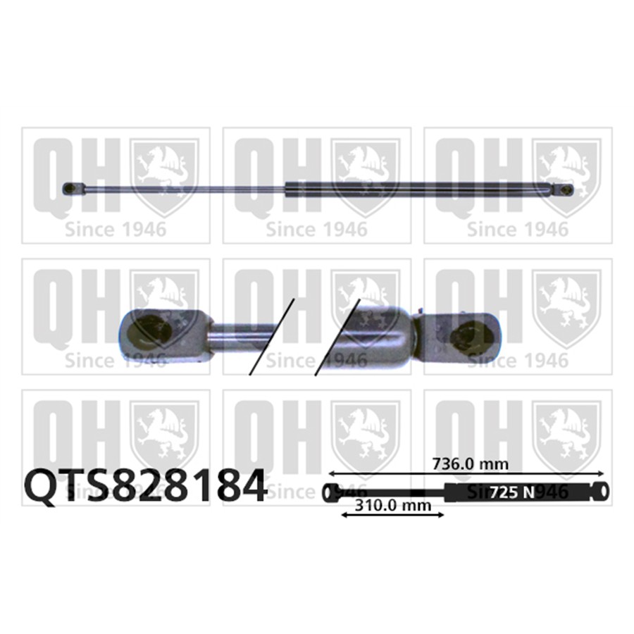Vérin De Coffre Quinton Hazell Qts828184