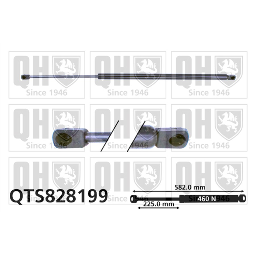 Vérin De Coffre Quinton Hazell Qts828199