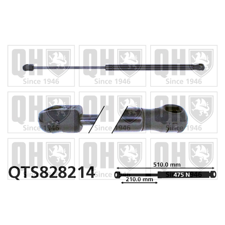 Vérin De Coffre Quinton Hazell Qts828214