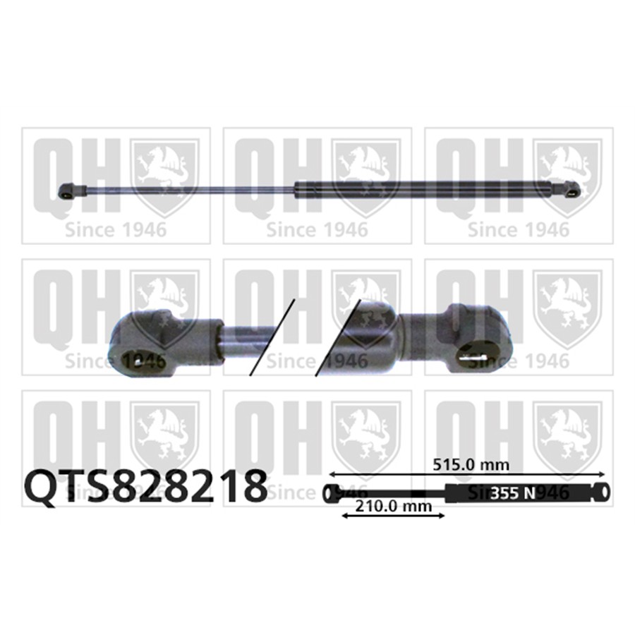 Vérin De Coffre Quinton Hazell Qts828218