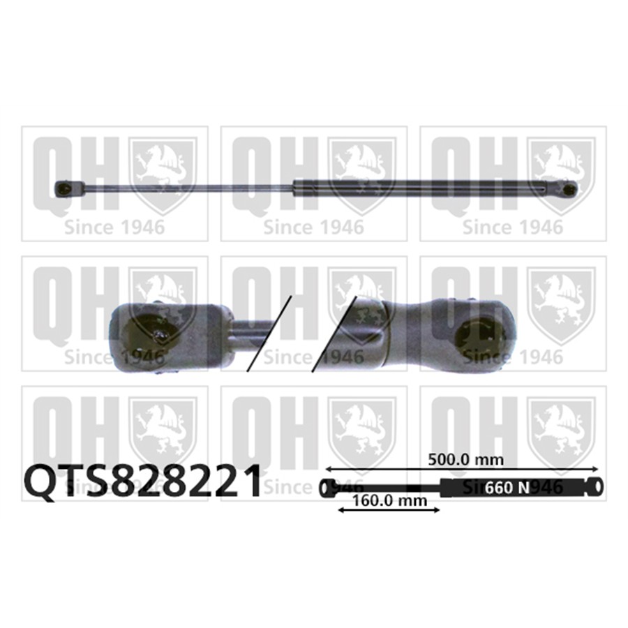Vérin De Coffre Quinton Hazell Qts828221