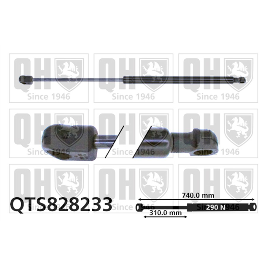 Vérin De Capot Quinton Hazell Qts828233