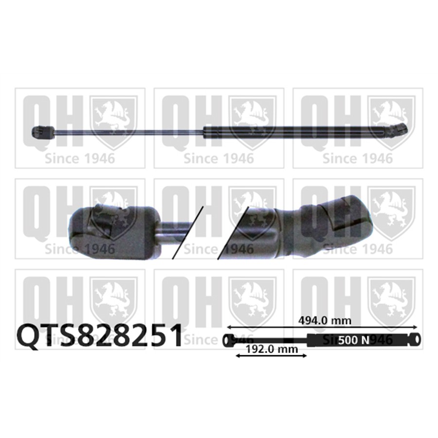 Vérin De Coffre Quinton Hazell Qts828251