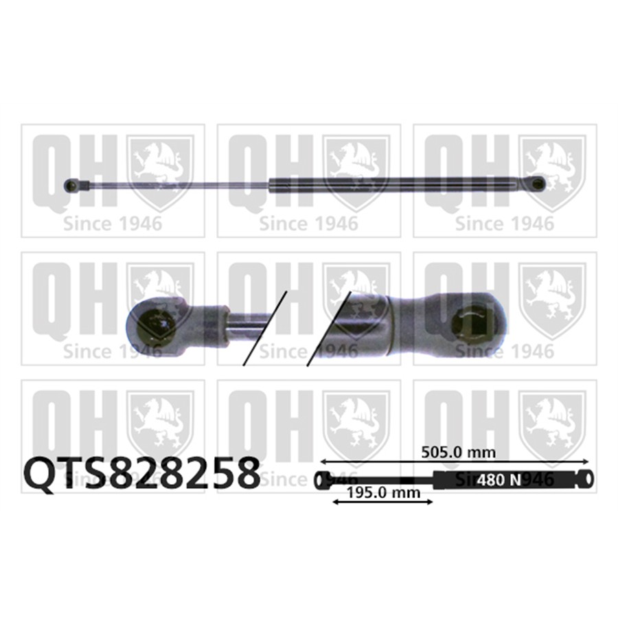 Vérin De Coffre Quinton Hazell Qts828258
