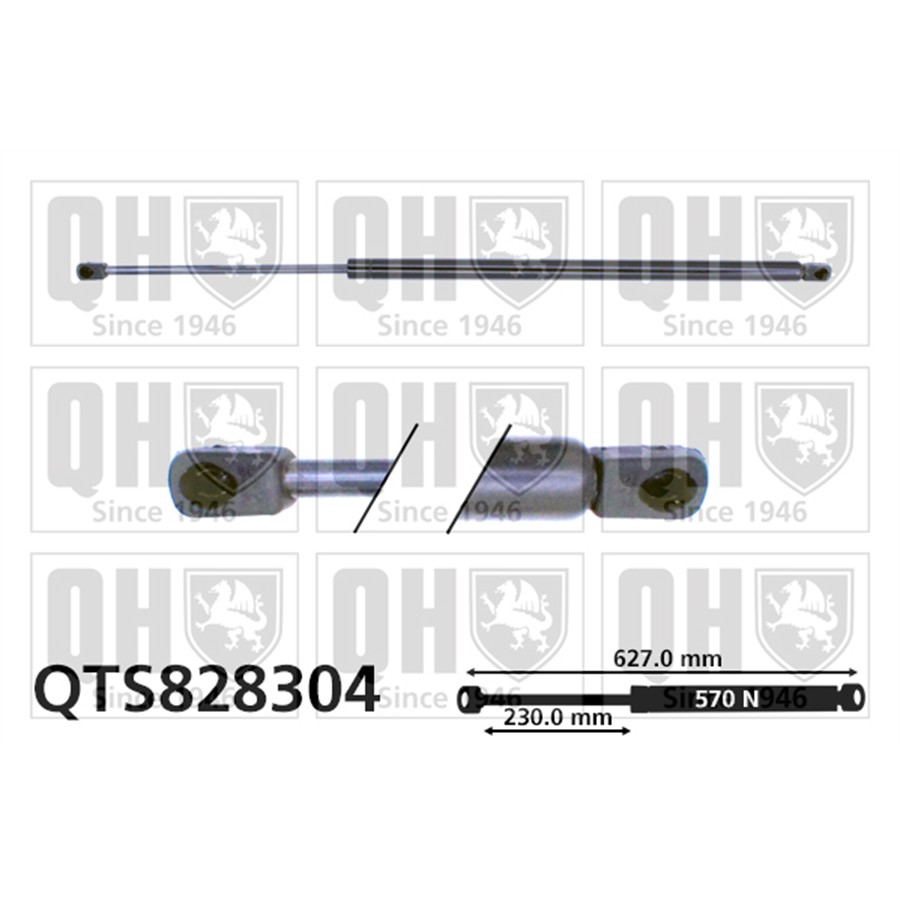 Vérin De Coffre Quinton Hazell Qts828304