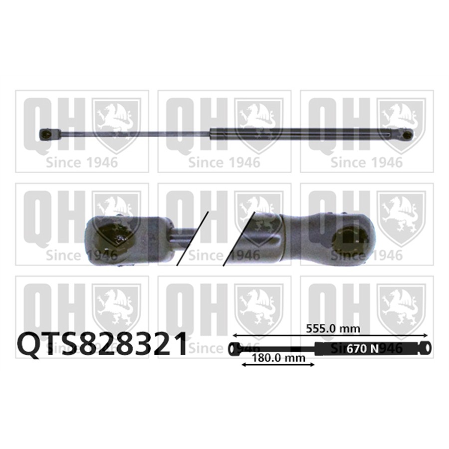 Vérin De Coffre Quinton Hazell Qts828321