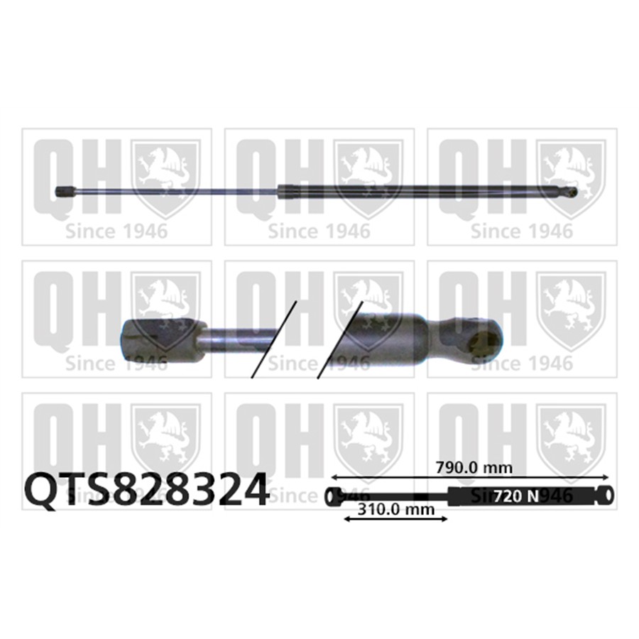 Vérin De Coffre Quinton Hazell Qts828324