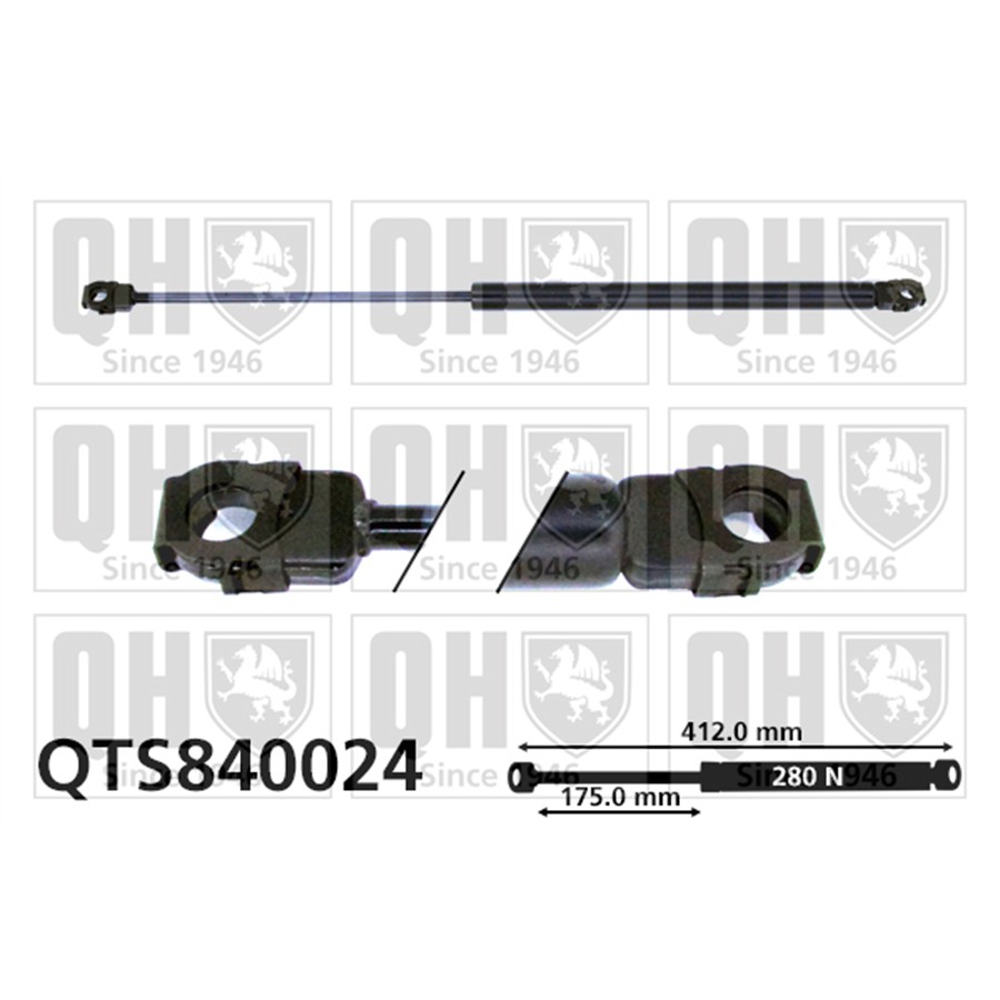 Vérin De Capot Quinton Hazell Qts840024