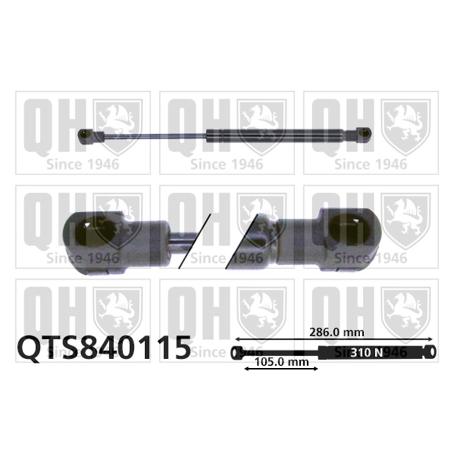 Vérin De Coffre Quinton Hazell Qts840115