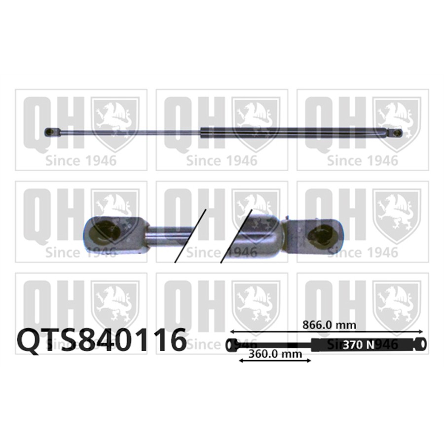 Vérin De Coffre Quinton Hazell Qts840116