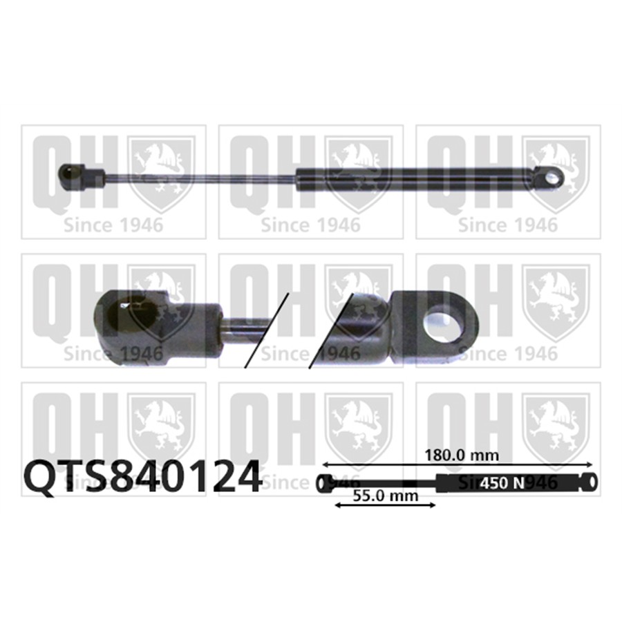 Vérin De Coffre Quinton Hazell Qts840124