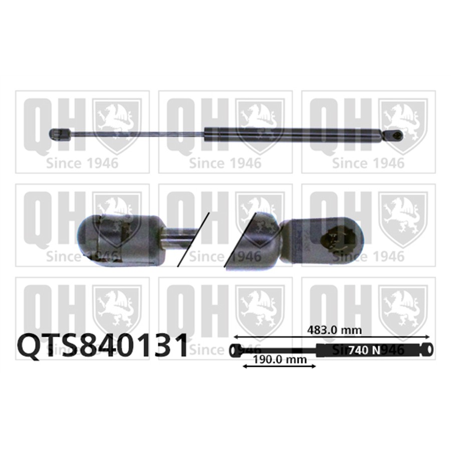 Vérin De Coffre Quinton Hazell Qts840131