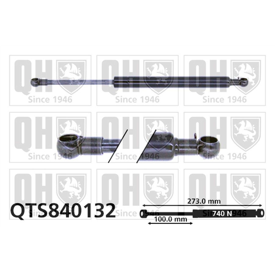 Vérin De Coffre Quinton Hazell Qts840132