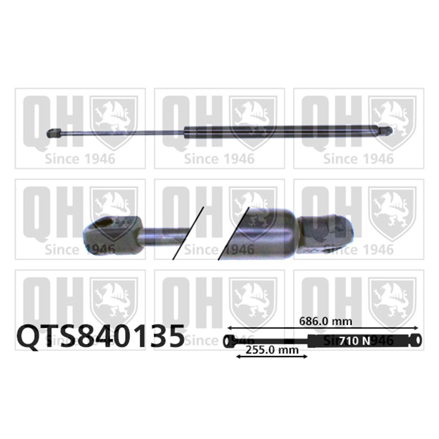 Vérin De Coffre Quinton Hazell Qts840135