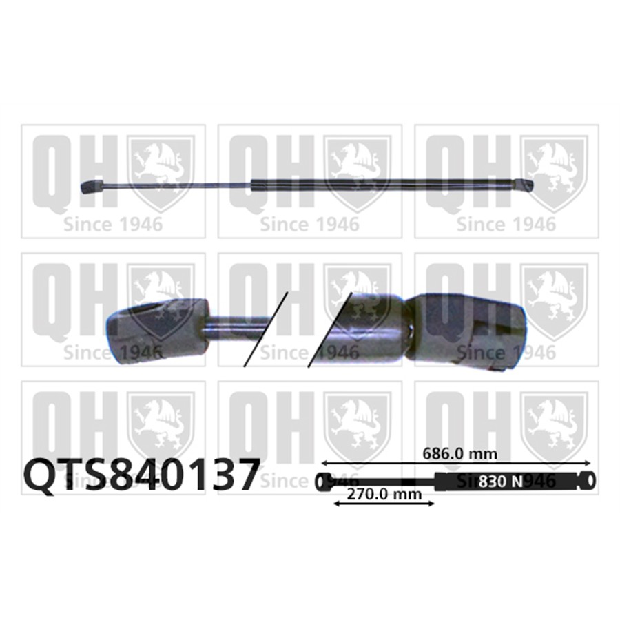 Vérin De Coffre Quinton Hazell Qts840137