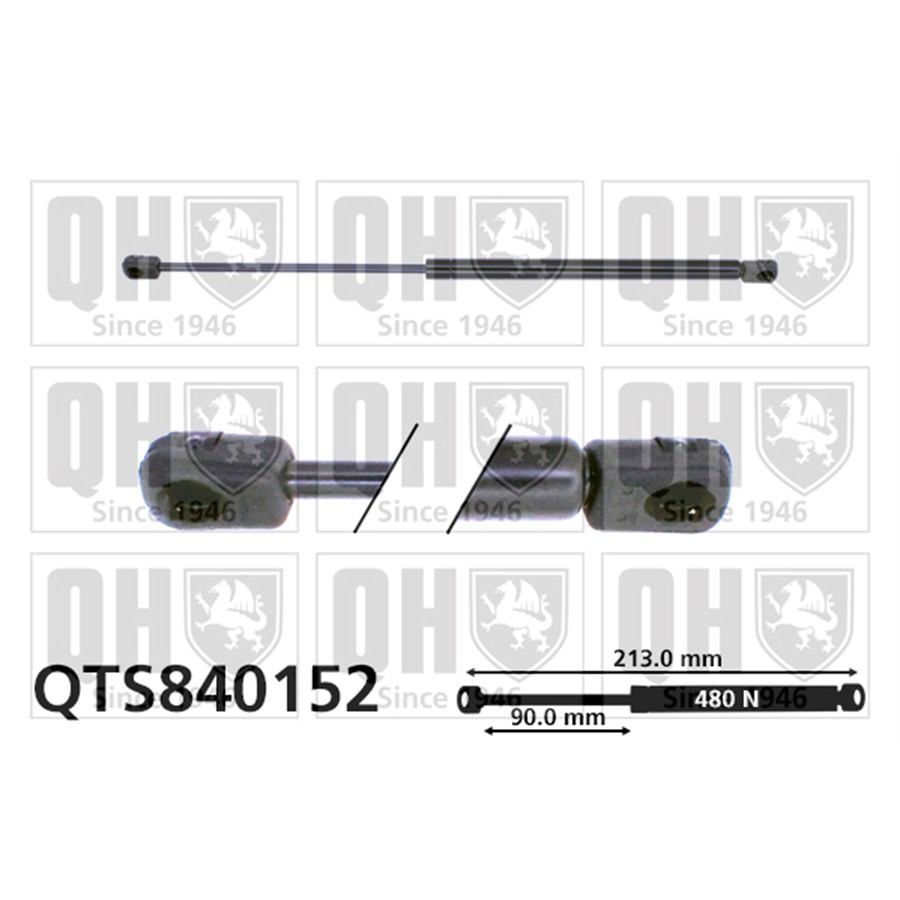 Vérin De Coffre Quinton Hazell Qts840152