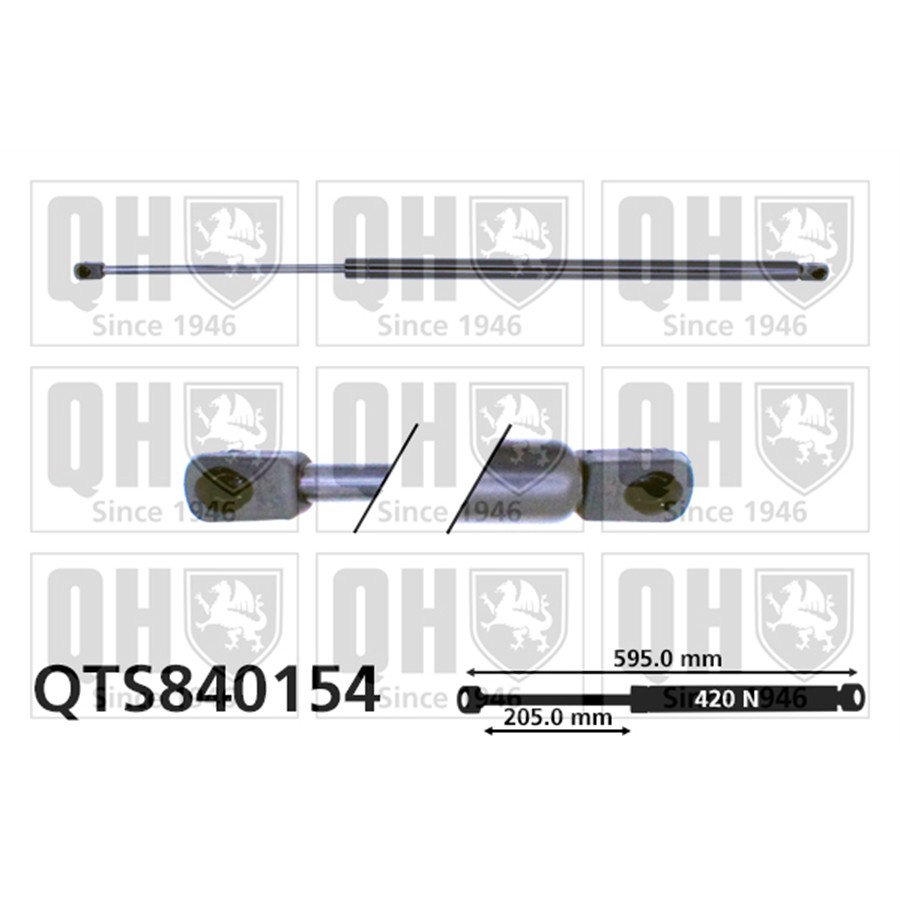 Vérin De Coffre Quinton Hazell Qts840154
