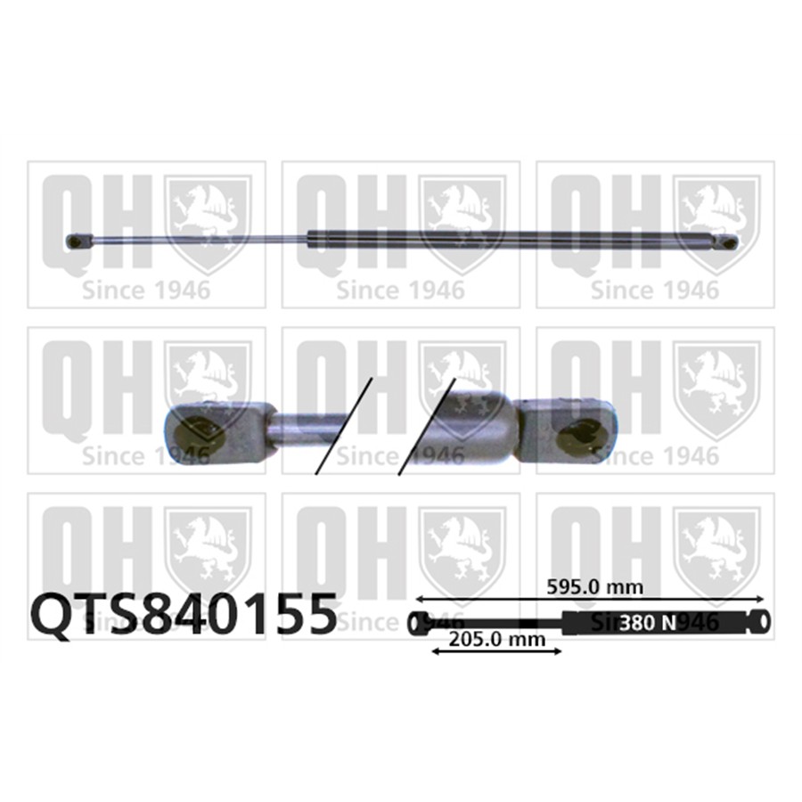 Vérin De Coffre Quinton Hazell Qts840155