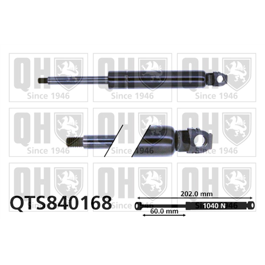 Vérin De Capot Quinton Hazell Qts840168