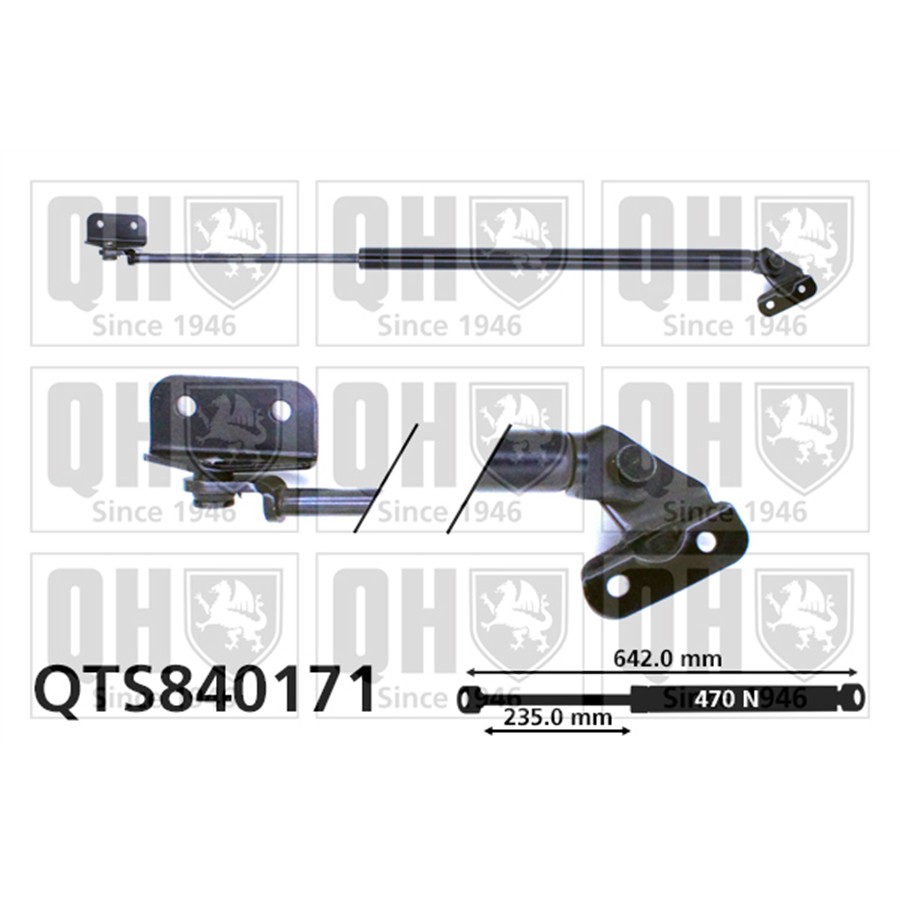 Vérin De Coffre Quinton Hazell Qts840171