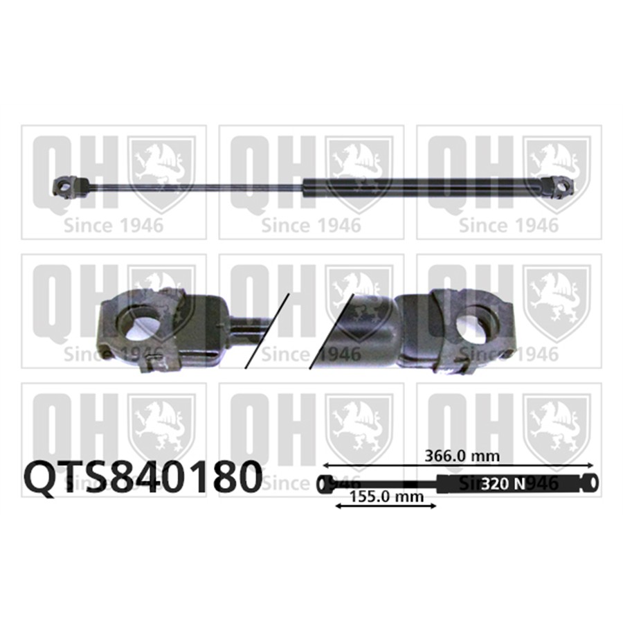 Vérin De Capot Quinton Hazell Qts840180