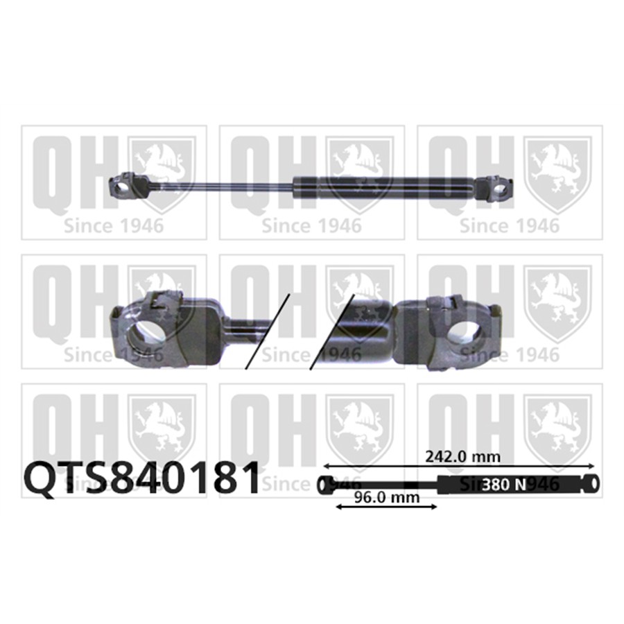 Vérin De Capot Quinton Hazell Qts840181