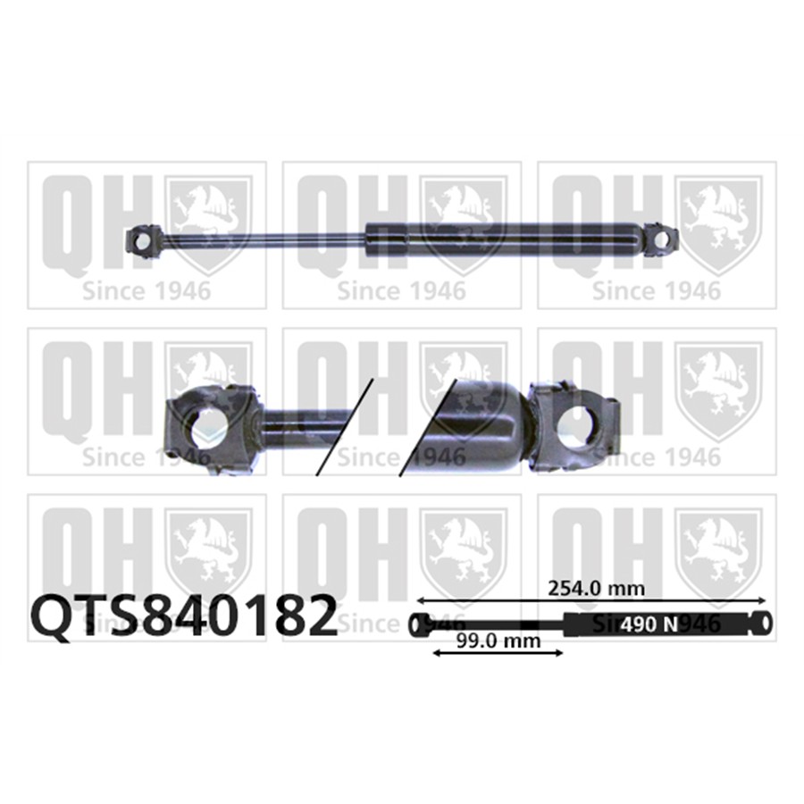 Vérin De Coffre Quinton Hazell Qts840182
