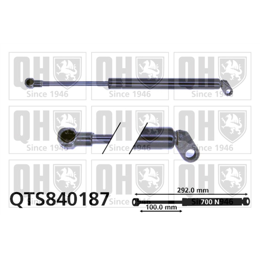 Vérin De Coffre Quinton Hazell Qts840187