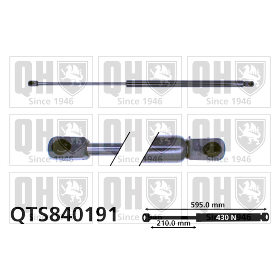 Vérin De Coffre Quinton Hazell Qts840191