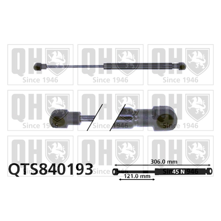 Vérin De Coffre Quinton Hazell Qts840193