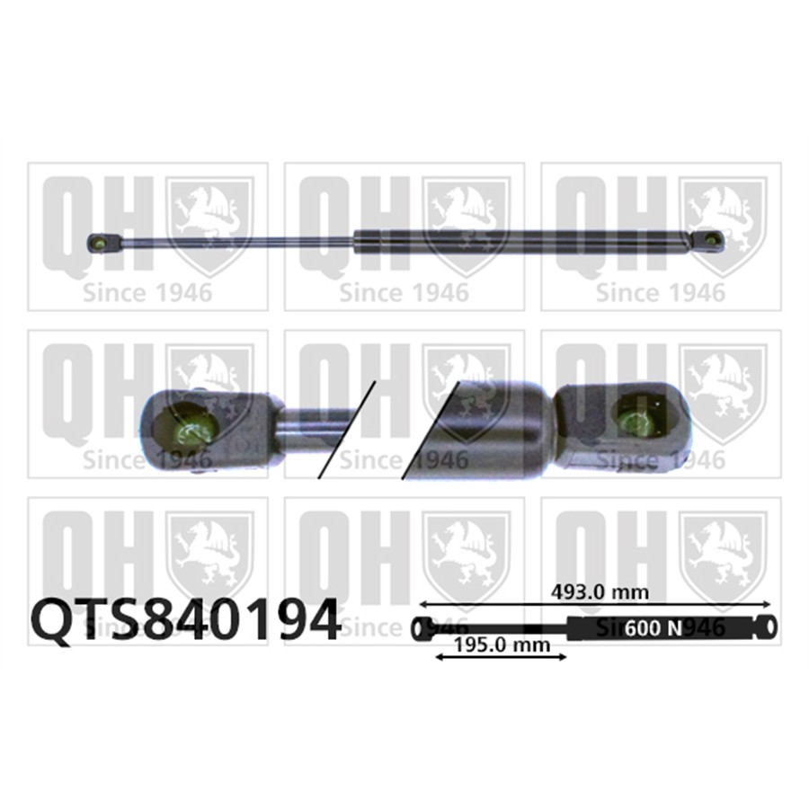 Vérin De Coffre Quinton Hazell Qts840194