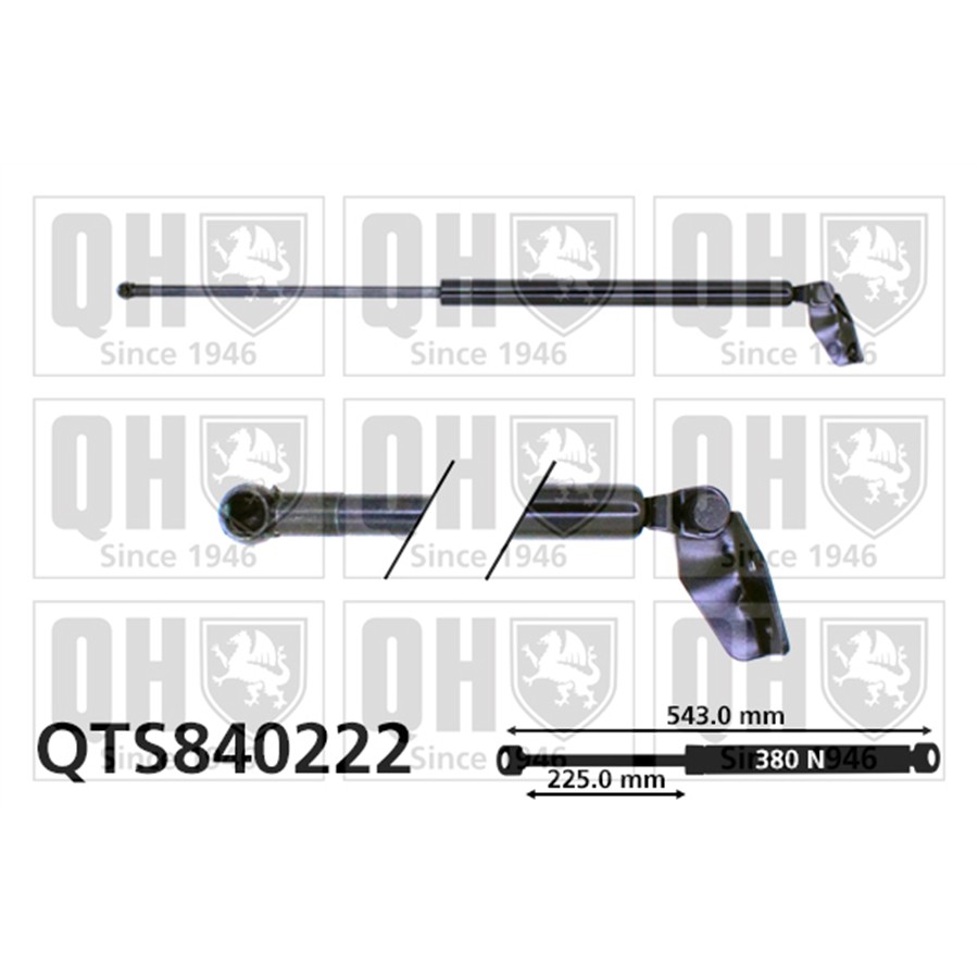 Vérin De Coffre Quinton Hazell Qts840222