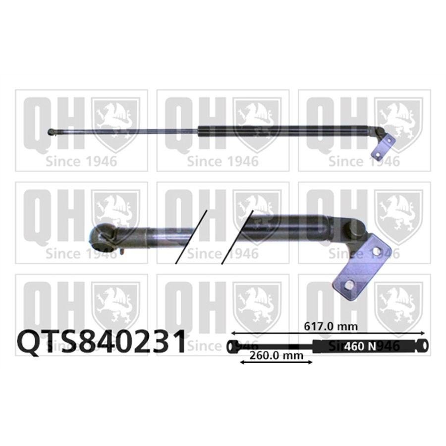 Vérin De Coffre Quinton Hazell Qts840231