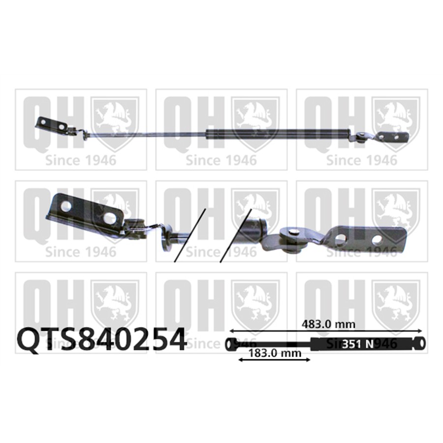 Vérin De Coffre Quinton Hazell Qts840254