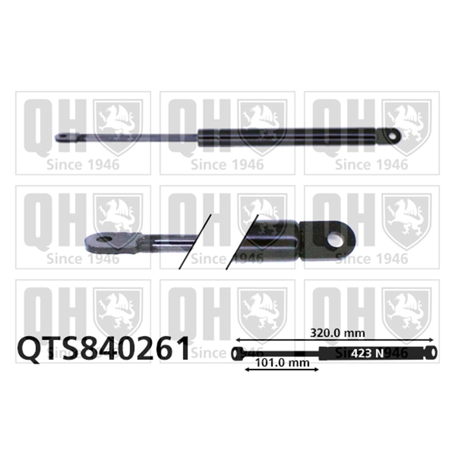 Vérin De Capot Quinton Hazell Qts840261
