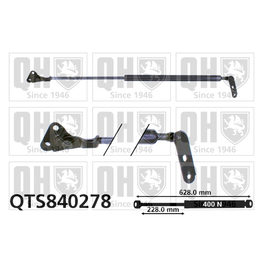 Vérin De Coffre Quinton Hazell Qts840278
