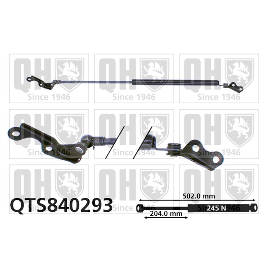 Vérin De Coffre Quinton Hazell Qts840293