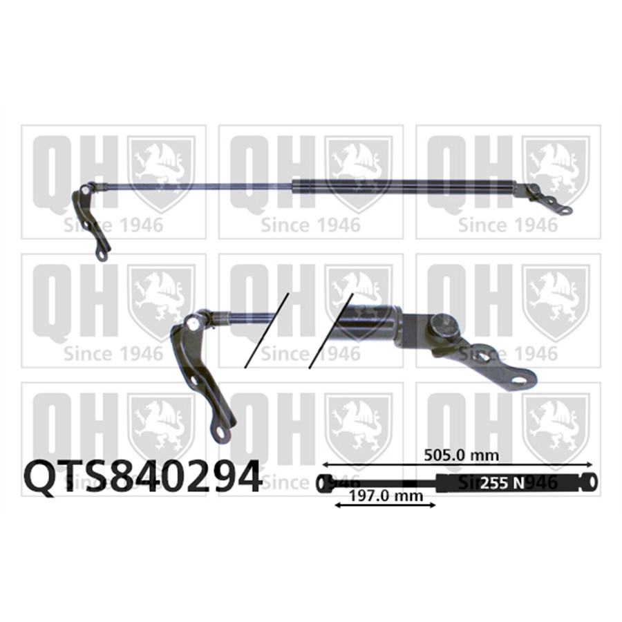 Vérin De Coffre Quinton Hazell Qts840294