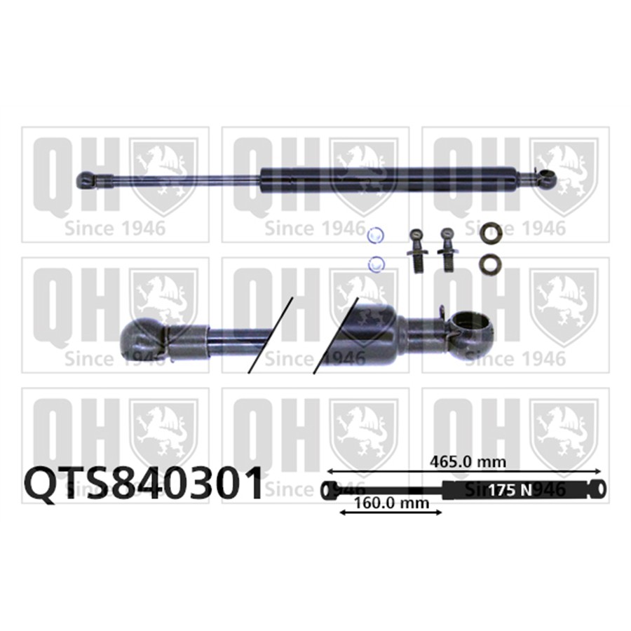 Vérin De Coffre Quinton Hazell Qts840301