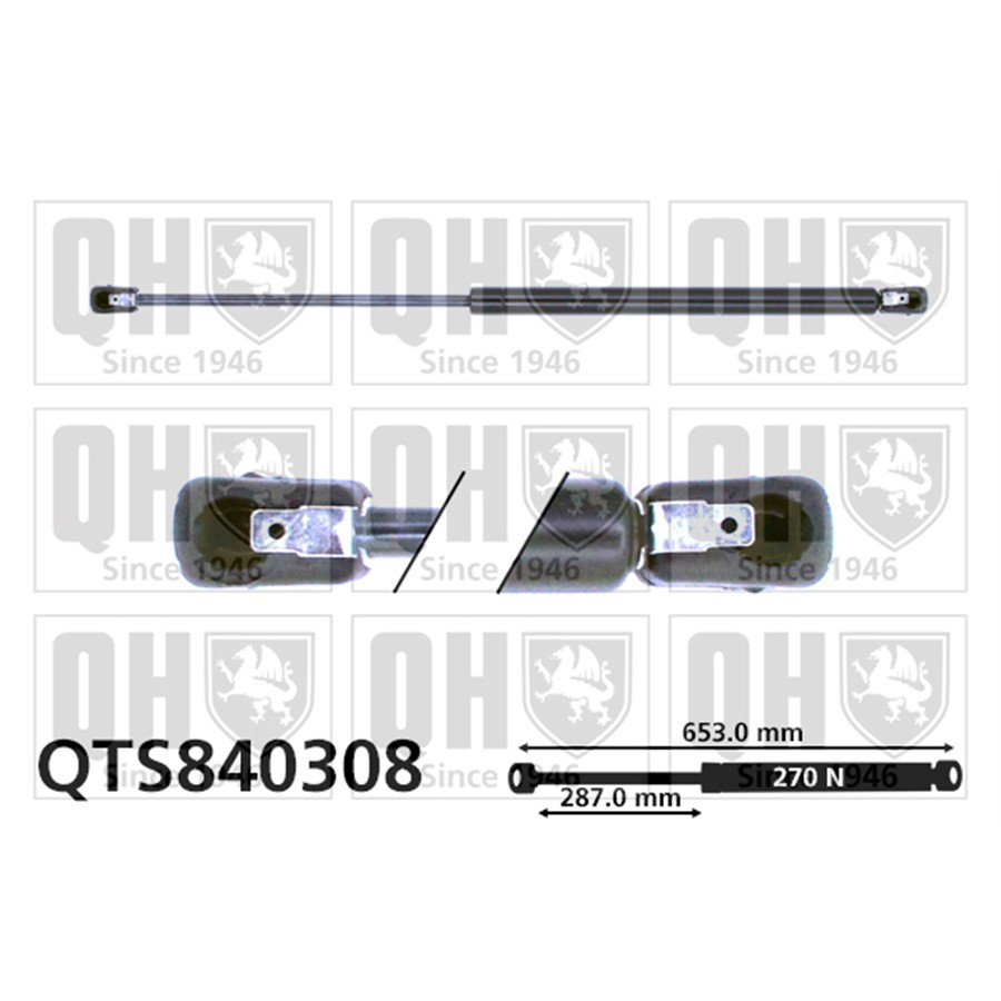 Vérin De Coffre Quinton Hazell Qts840308